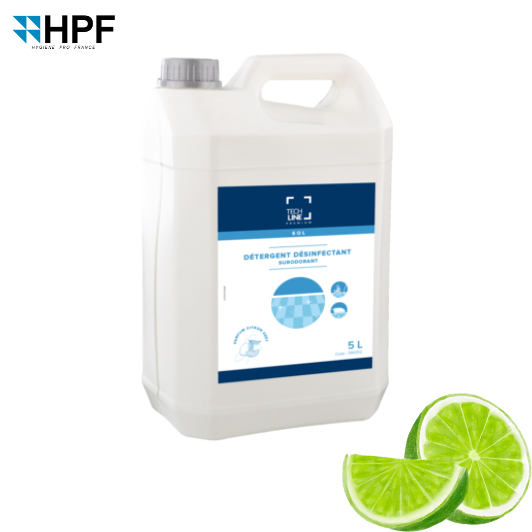 Nettoyant désinfectant surodorant citron techline 5l