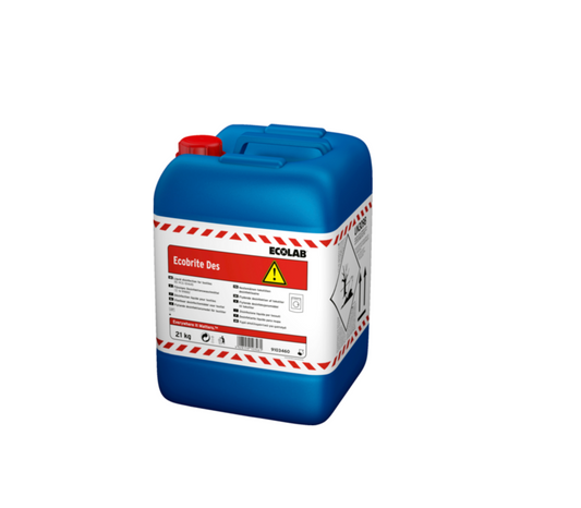 Agent blanchiment désinfectant Ecobrite DES – 21 kg – Ecolab