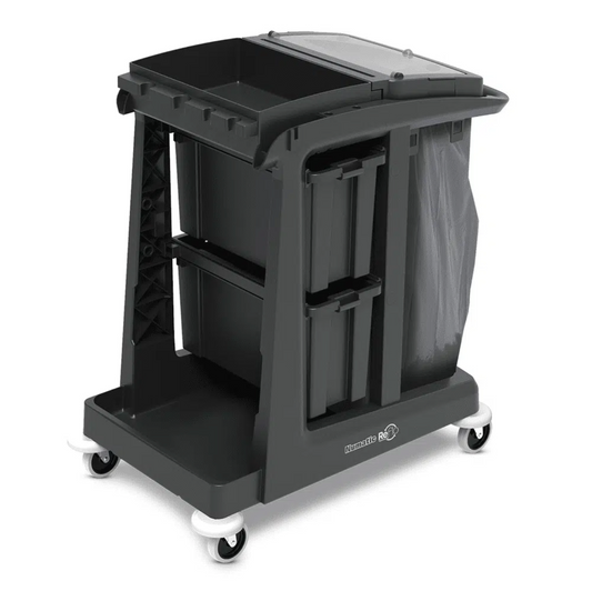 Chariot de Ménage Eco-Matic 2 : Un Nettoyage Efficace et Organisé