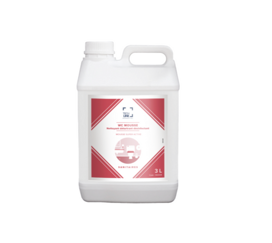 Détartrant désinfectant wc mousse techline 3l