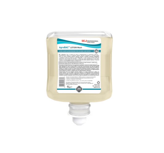 Savon antimicrobien agrobac® – lotion wash – cartouche 1l x6
